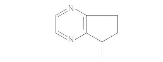  (5H) -5-methyl-6, 7-dihydrocycloamyl and (b) pyrazine