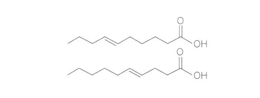  5 and 6-decenoic acids