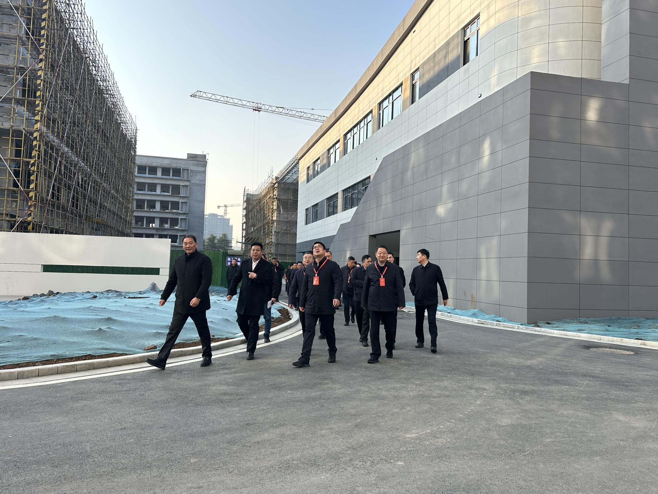 Secretary of the Party Committee of Pizhou, Cao Zhi, and Mayor Wang Wei paid a visit to the Mingde project for research purposes