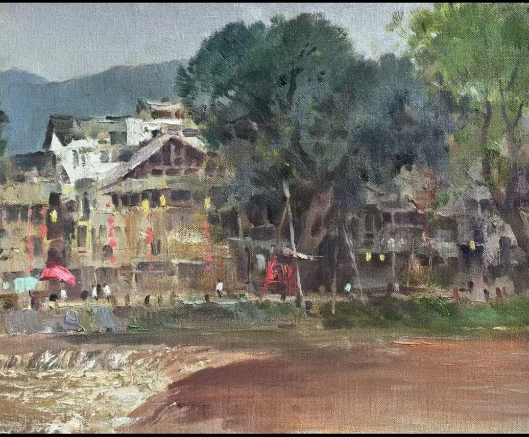  方小油画