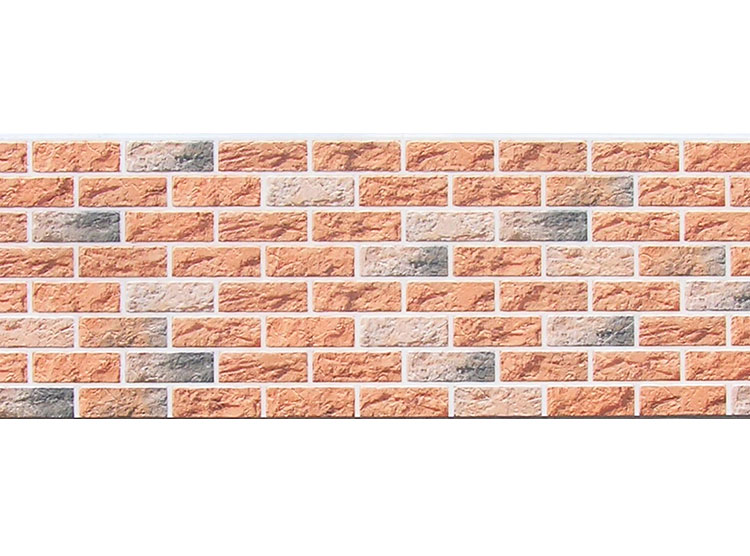  Multicolor face brick pattern