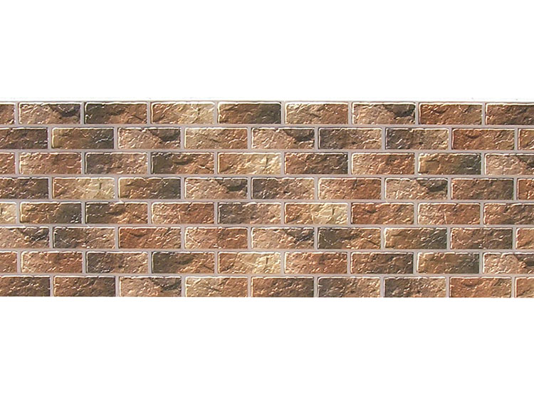  Multicolor face brick pattern