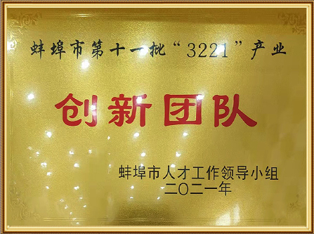 蚌埠市第十一批“3221”产业创新团队