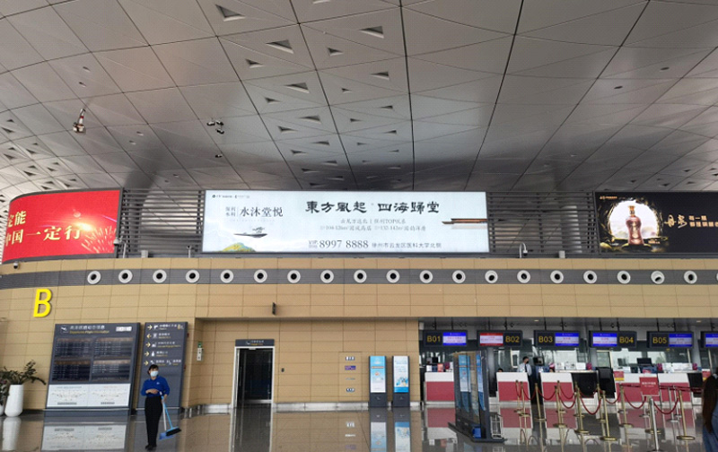 徐州道闸广告展示2层/出发层媒体