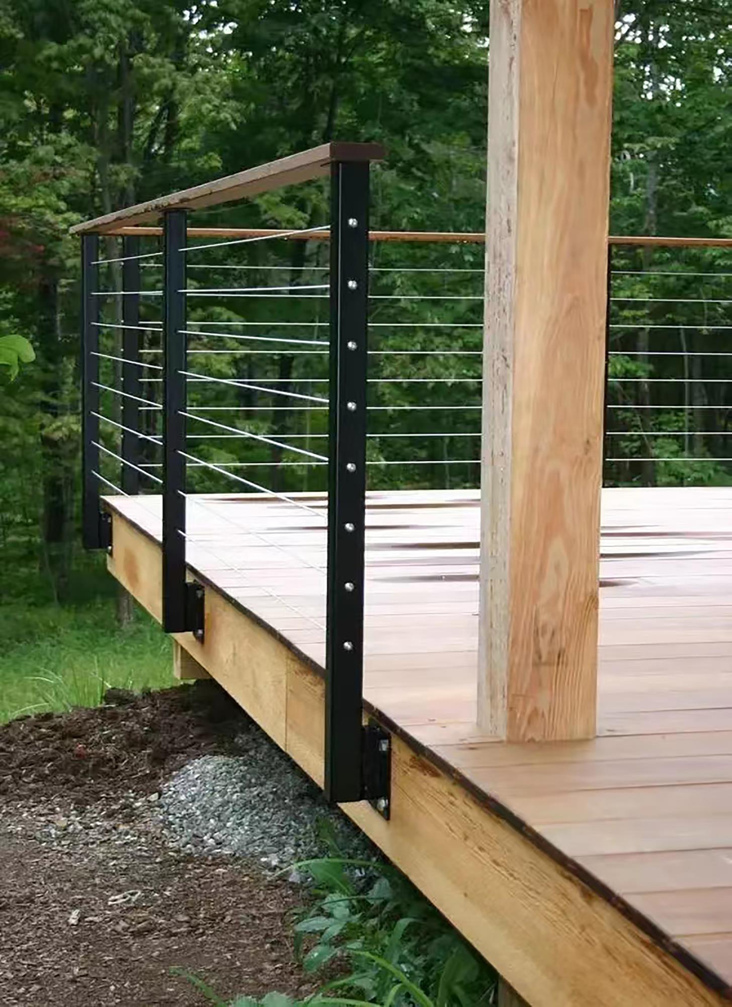 Forest villa guardrail