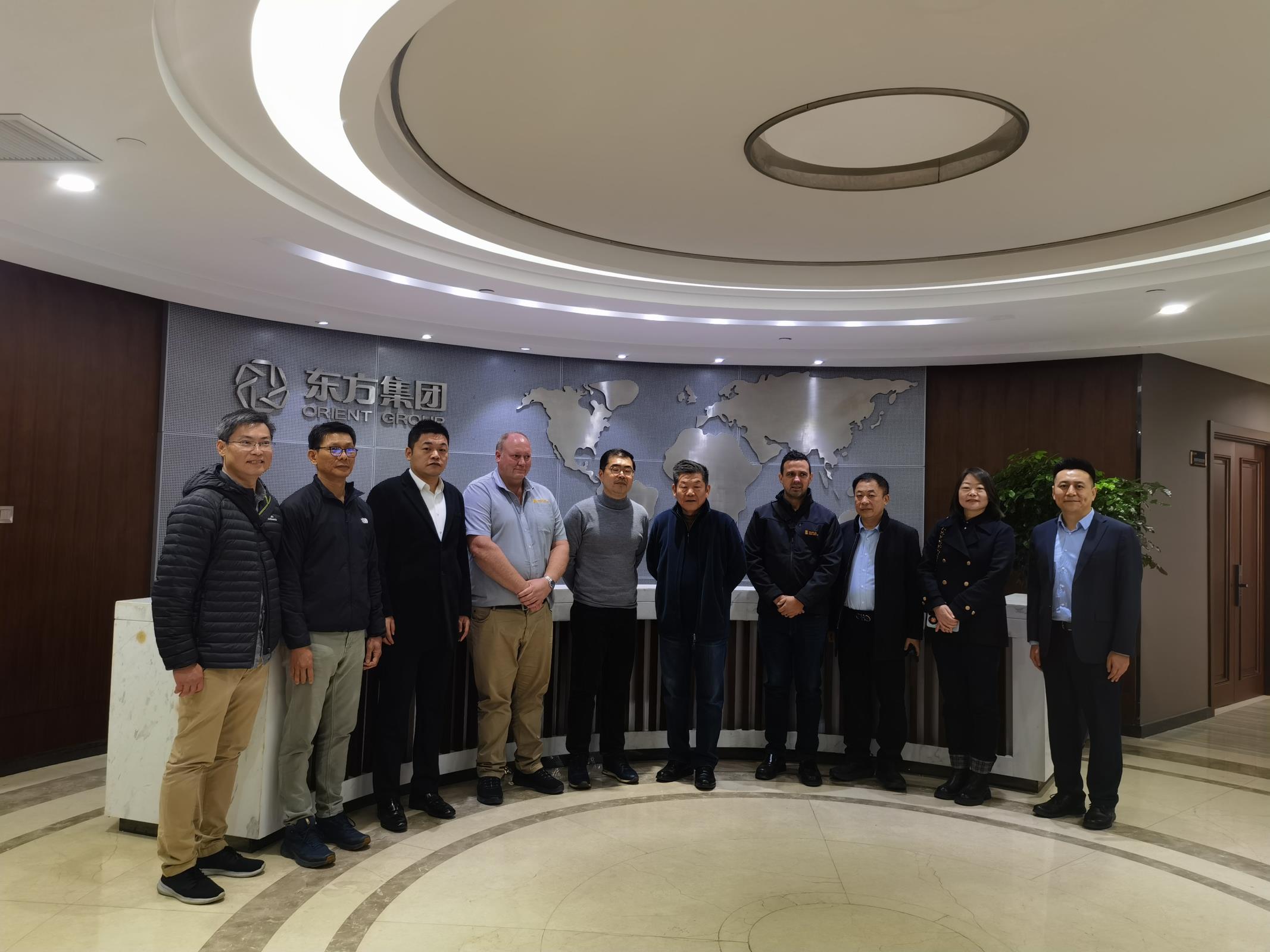 The International Log Supplier Evergreen Group Holdings Visits Orient Group