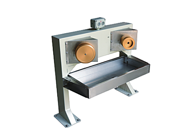  Install the crane pipe repositioning device at the bottom