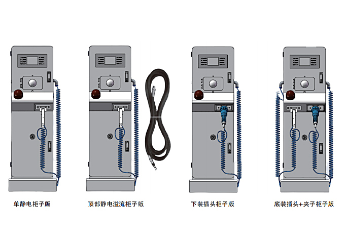  Cabinet version electrostatic overflow controller